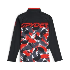 Spyder Boys Camo Half Zip - Red SPYDERRED Shop