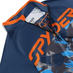 Spyder Boys Camo Half Zip - True Navy TRUENAVY Outlet
