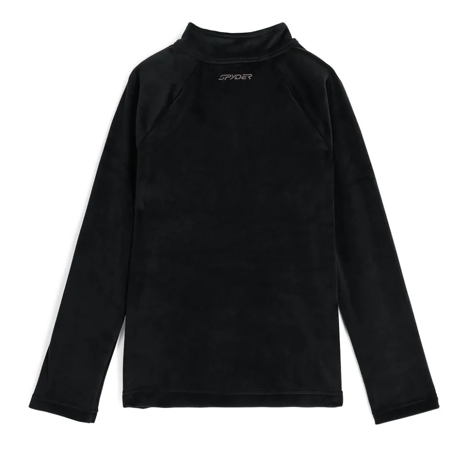 Spyder Girls Shimmer Bug Half Zip - BLACK Cheap