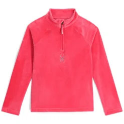 Spyder Girls Shimmer Bug Half Zip - Prism Pink PRISMPINK Sale