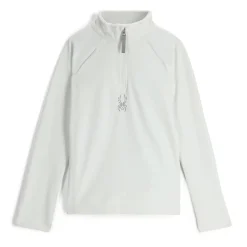 Spyder Girls Shimmer Bug Half Zip - WHITE Fashion