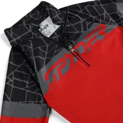 Spyder Little Boys Bug Half Zip - Red SPYDERRED Hot