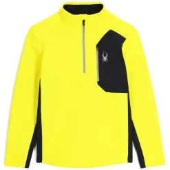 Spyder Mens Bandit Half Zip - Acid Yellow ACIDYELLOW Best Sale