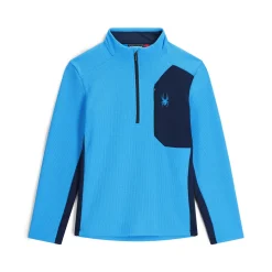 Spyder Mens Bandit Half Zip - Aether Blue AETHERBLUE Discount