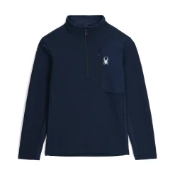 Spyder Mens Bandit Half Zip - True Navy TRUENAVY Clearance