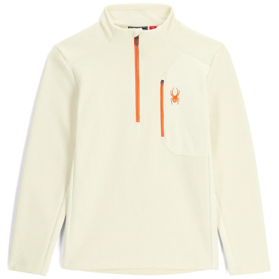 Spyder Mens Bandit Half Zip - Vanilla Latte VANILLALATTE Store