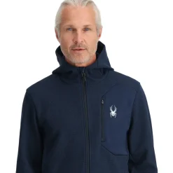 Spyder Mens Bandit Hooded - True Navy TRUENAVY Fashion