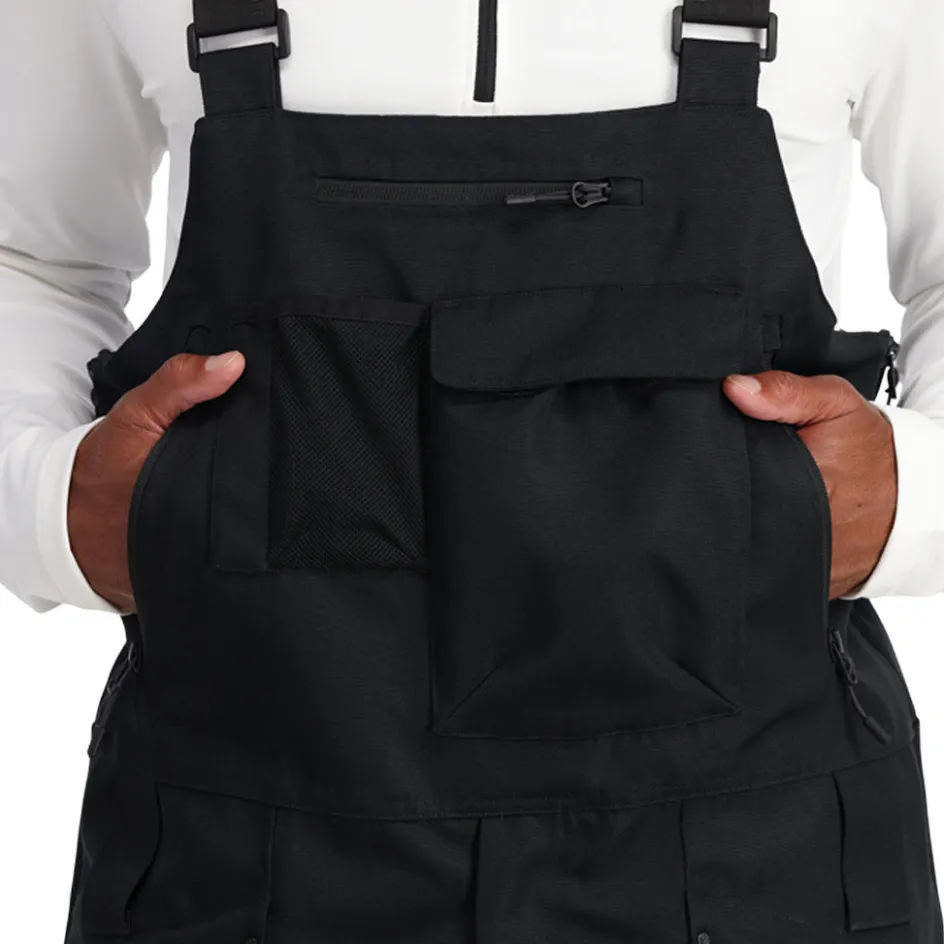 Spyder Mens Coaches Bib - BLACK New