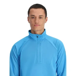 Spyder Mens Gridweb Half Zip - Aether Blue AETHERBLUE Hot
