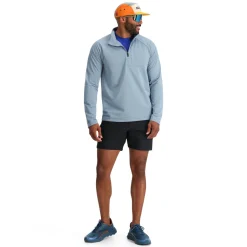 Spyder Mens Gridweb Half Zip - Blue Fog BLUEFOG Best Sale