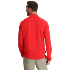 Spyder Mens Gridweb Half Zip - Red SPYDERRED New