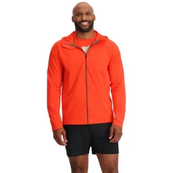 Spyder Mens Gridweb Hoodie - Twisted Orange TWISTEDORANGE Best Sale