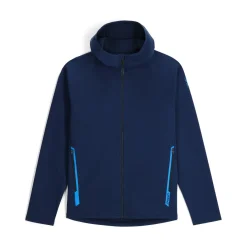Spyder Mens Gridweb ShellFleece™ Hoodie - True Navy TRUENAVY Discount