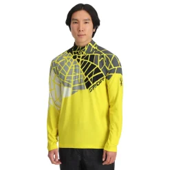 Spyder Mens Legacy Half Zip - Acid Yellow ACIDYELLOW Online