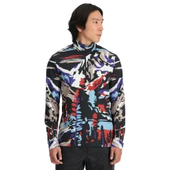 Spyder Mens Podium Half Zip - Paint By Numbers Purple Flash PAINTBYNUMBERSPURPLEFLASH Best Sale