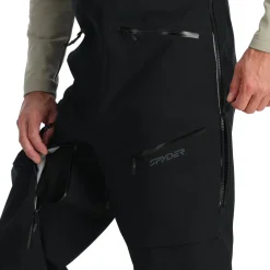 Spyder Mens Sanction Bib - BLACK Flash Sale