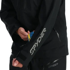 Spyder Mens Sanction - BLACK Cheap