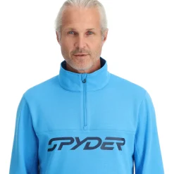 Spyder Mens Speed Fleece Half Zip - Aether Blue AETHERBLUE Hot