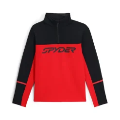 Spyder Mens Speed Fleece Half Zip - Red SPYDERRED Outlet