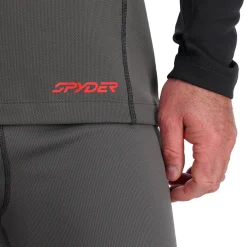 Spyder Mens Stretch Charger Crew - POLAR Best