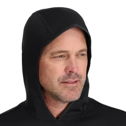 Spyder Mens Stretch Charger Hoodie - BLACK Outlet