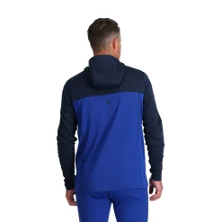 Spyder Mens Stretch Charger Hoodie - Electric Blue ELECTRICBLUE Online