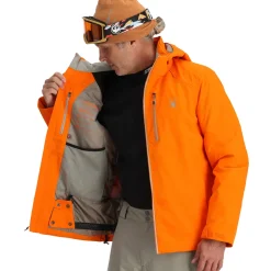 Spyder Mens Tripoint - Orange Shock ORANGESHOCK Discount