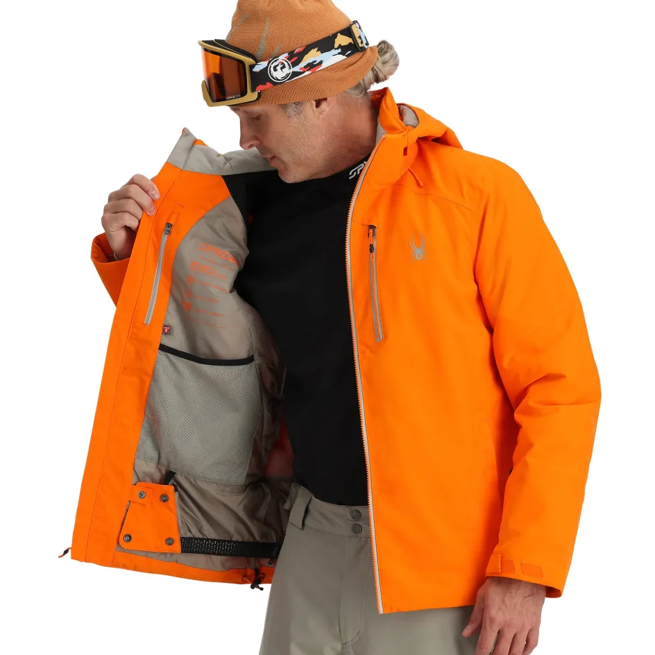 Spyder Mens Tripoint - Orange Shock ORANGESHOCK Discount