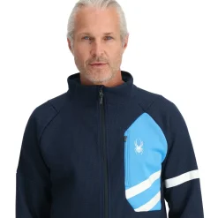 Spyder Mens Wengen Bandit Full Zip - True Navy TRUENAVY Fashion