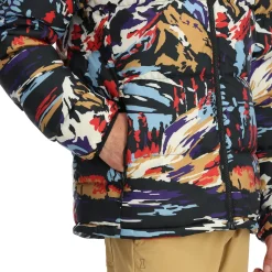 Spyder Mens Windom Down Jacket - Paint By Numbers Purple Flash PAINTBYNUMBERSPURPLEFLASH Hot
