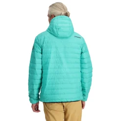 Spyder Mens Zenith Hooded - Teal Green TEALGREEN Best Sale