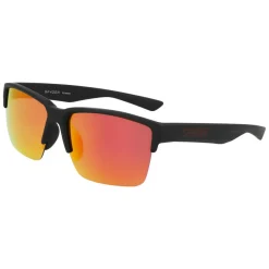 Spyder Modern Semi-Rim Square Sunglasses - BLACK Outlet