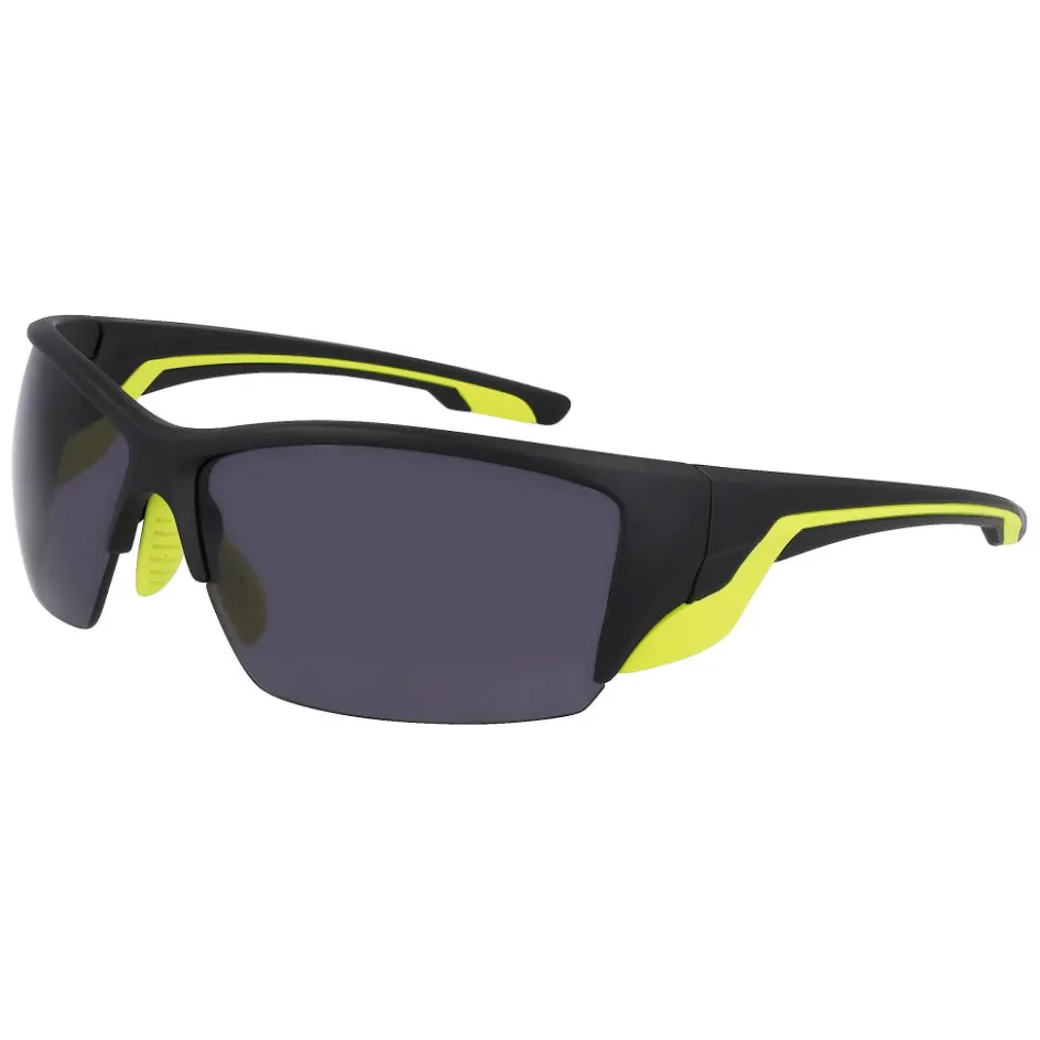 Spyder Semi-Rim Sport Wrap Sunglasses - BLACK Sale