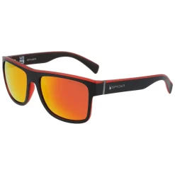 Spyder Straight Top Square Sunglasses - BLACK New