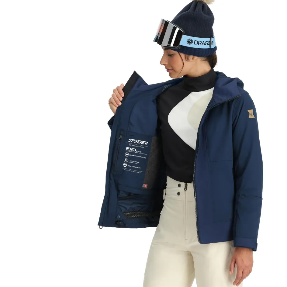Spyder Womens Cascade - True Navy TRUENAVY Store