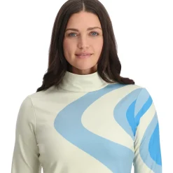 Spyder Womens Chute Turtleneck - Vanilla Latte VANILLALATTE Flash Sale