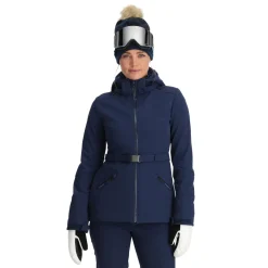 Spyder Womens Glacial Softshell - True Navy TRUENAVY Hot