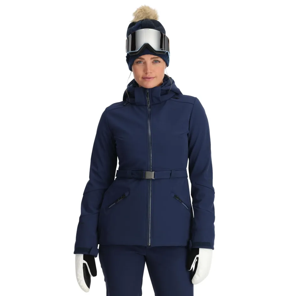 Spyder Womens Glacial Softshell - True Navy TRUENAVY Hot