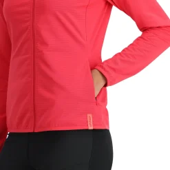 Spyder Womens Gridweb Fleece Hoodie - Prism Pink PRISMPINK Fashion