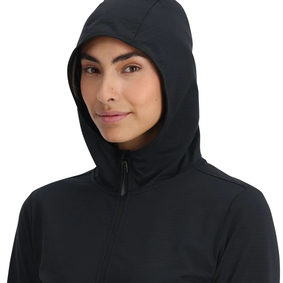 Spyder Womens Gridweb Hoodie - BLACK Store