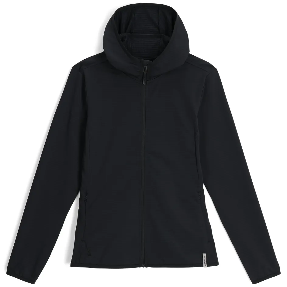 Spyder Womens Gridweb Hoodie - BLACK Store