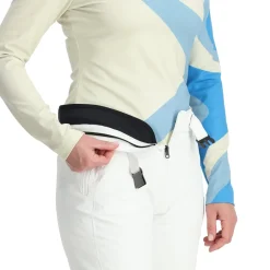 Spyder Womens On Piste Bib - WHITE Sale