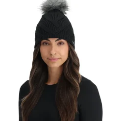 Spyder Womens Royal Pom - BLACK Best