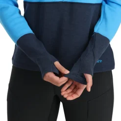Spyder Womens Speed Fleece Half Zip - Aether Blue AETHERBLUE Flash Sale