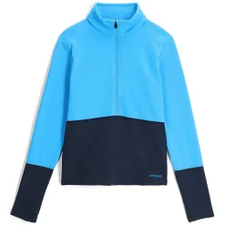 Spyder Womens Speed Fleece Half Zip - Aether Blue AETHERBLUE Flash Sale