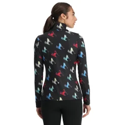 Spyder Womens Vivid Half Zip - BLACK Fashion