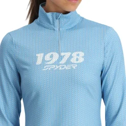 Spyder Womens Vivid Half Zip - Blue Drift BLUEDRIFT Sale
